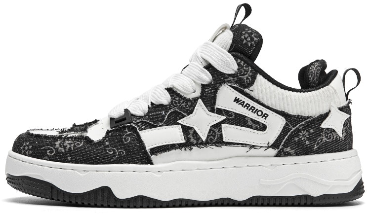 warrior-classic-low-star-cloud-black-and-white-wxy-s-3408-c02