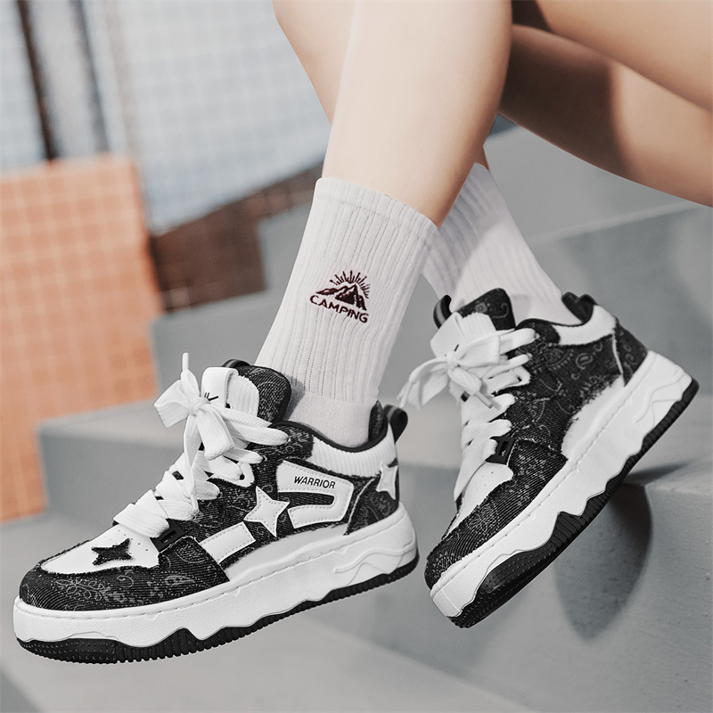 Cheap Warrior Classic Low 'Nube Estelar Blanco y Negro' WXY(S)-3408C02