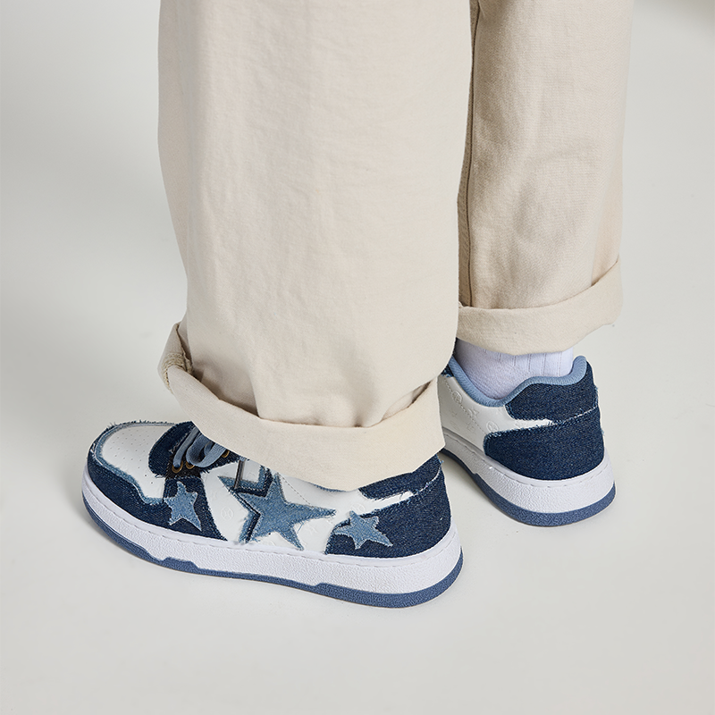 Warrior Classic Low 'White Blue Patchwork' 圖 9