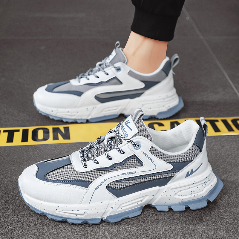 Warrior Classic Low 'White Grey Blue' 圖 11