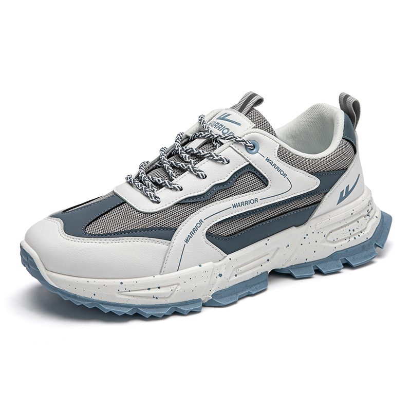 Warrior Classic Low 'White Grey Blue' 圖 3