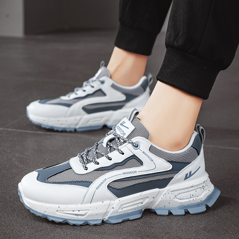 Warrior Classic Low 'White Grey Blue' 圖 7