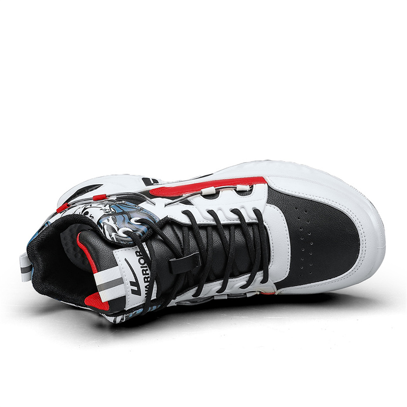 Lookbook Warrior Classic Mid 'Black White Red' WXY-G085N03