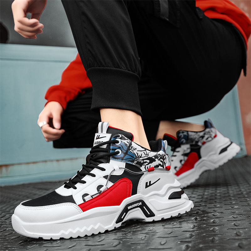 Details for Warrior Classic Mid 'Black White Red' WXY-G085N03