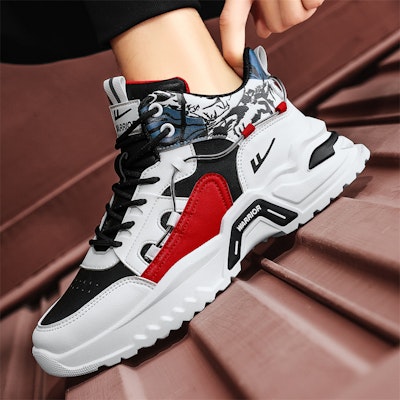 Warrior Classic Mid 'Black White Red' WXY-G085N03 Sizing Warrior Classic Mid 'Black White Red' WXY-G085N03