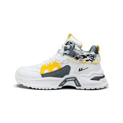 Warrior Classic Mid 'White Deep Blue Yellow'
