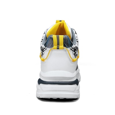 Warrior Classic Mid 'White Deep Blue Yellow' WXY-G085N02 Lookbook Warrior Classic Mid 'White Deep Blue Yellow' WXY-G085N02