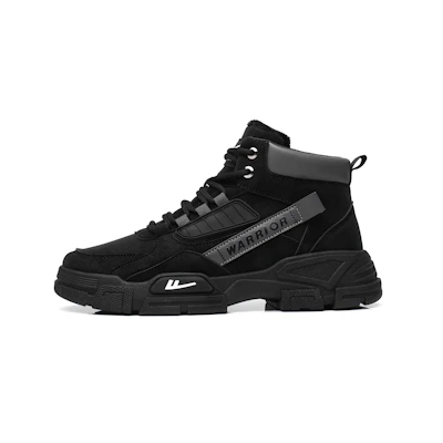 Warrior Classic Retro 'Black Fleece-Lined Martin Boots'