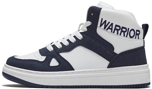 回力勇士 合成皮革 休閒經典復古厚底耐磨 高筒 板鞋 男女同款 白藍 Buy 回力勇士 合成皮革 休閒經典復古厚底耐磨 高筒 板鞋 男女同款 白藍