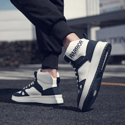 Warrior Classic Retro High-Top 'White Blue' WXY(S)-0583N02 3