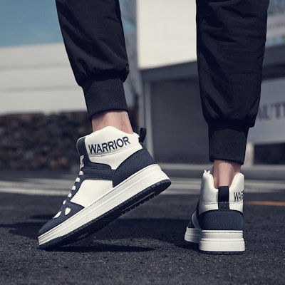 Warrior Classic Retro High-Top 'White Blue' WXY(S)-0583N02 4