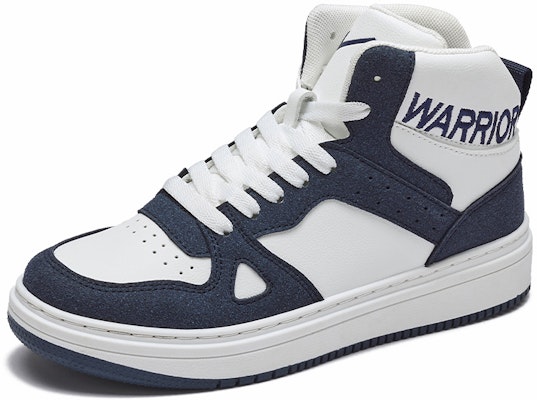 Warrior Classic Retro High-Top 'White Blue' WXY(S)-0583N02 Lookbook Warrior Classic Retro High-Top 'White Blue' WXY(S)-0583N02