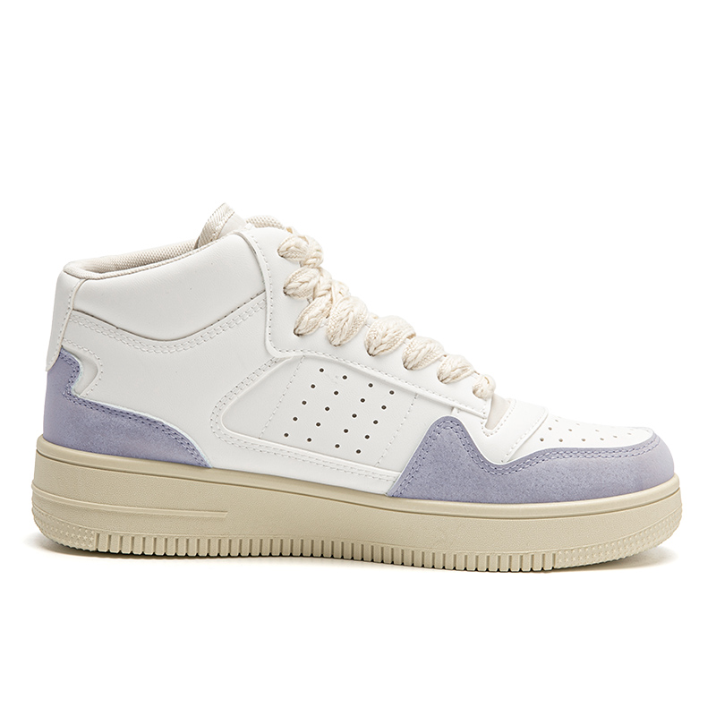 Order Warrior Klasik Retro Sepatu Tinggi 'Putih Abu-Abu' WXY(S)-1567M01