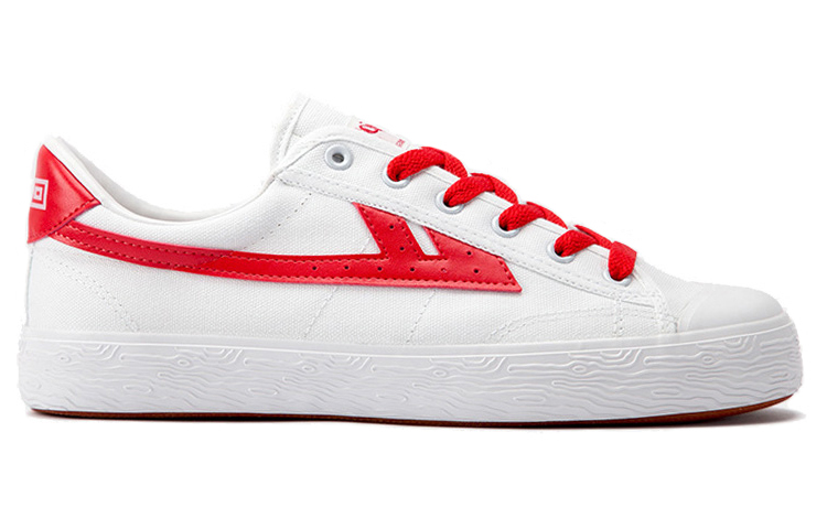 Warrior Classic Retro Low 'Red White' 圖 2