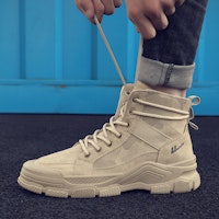 Warrior Classic Short Mid-Top 'Khaki Martin' - Kasut Tengah Klasik Khaki Martin WXY(S)-1796N01 7