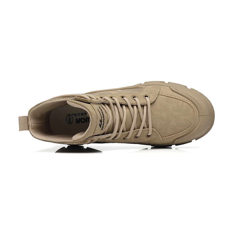 Lookbook Warrior Classic Short Mid-Top 'Khaki Martin' - Kasut Tengah Klasik Khaki Martin WXY(S)-1796N01