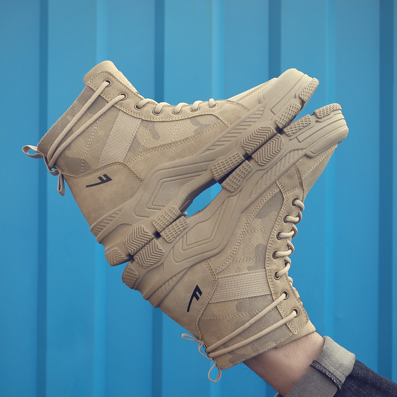 Details for Warrior Classic Short Mid-Top 'Khaki Martin' - Kasut Tengah Klasik Khaki Martin WXY(S)-1796N01