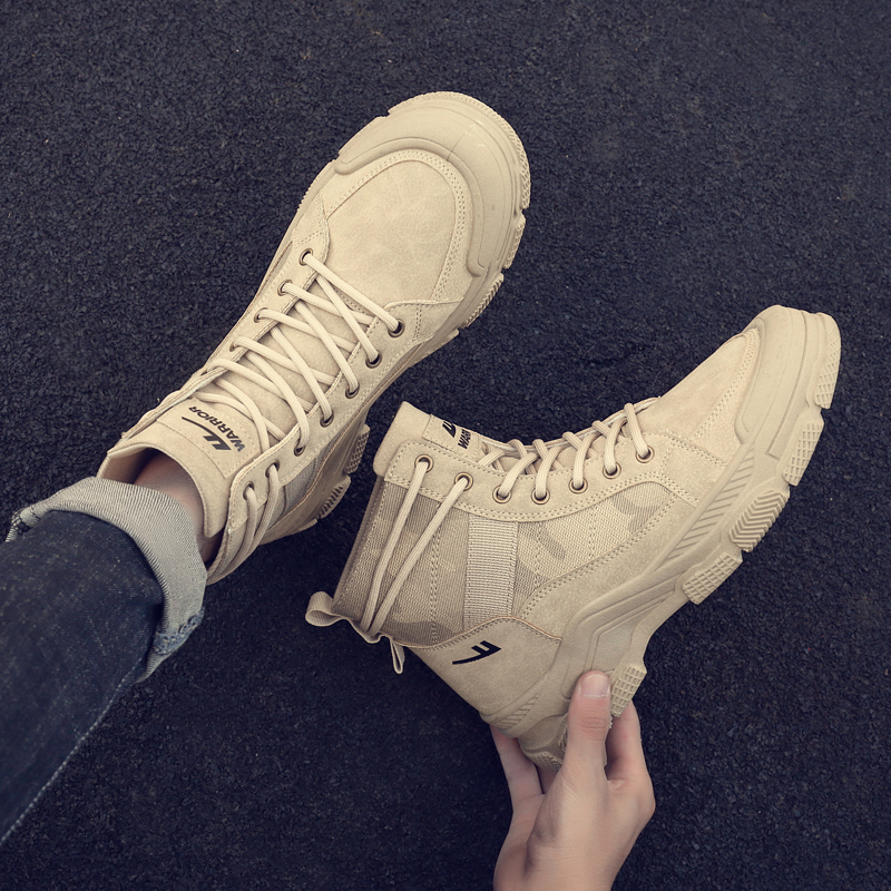 Sizing Warrior Classic Short Mid-Top 'Khaki Martin' - Kasut Tengah Klasik Khaki Martin WXY(S)-1796N01