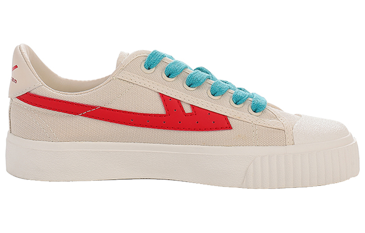 Warrior Classic Sneakers 'Beige Red' 圖 2