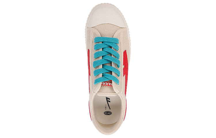 Warrior Classic Sneakers 'Beige Red' 圖 3