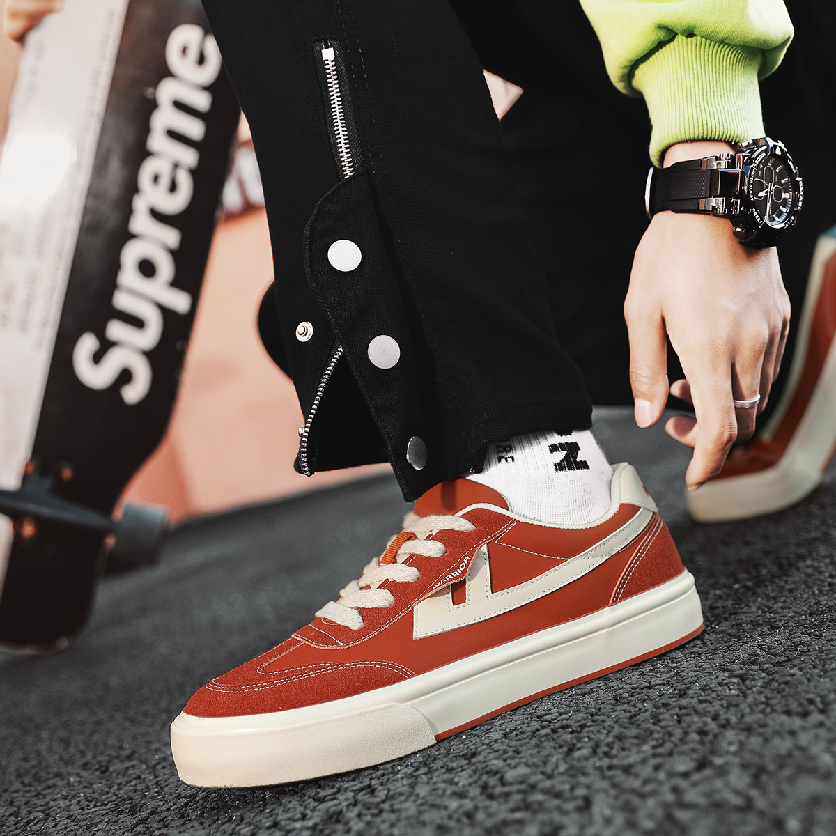 Warrior Cloud Sailing Series Low 'Rust Red' 圖 11