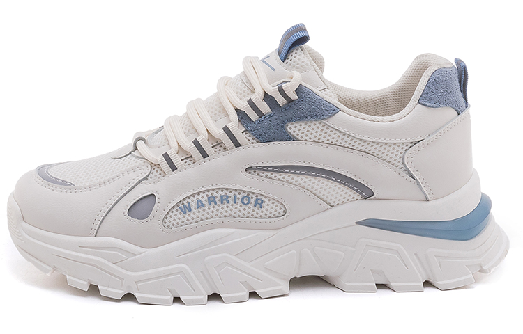 Buy 回力勇士 時尚百搭厚底增高 耐磨 低筒 爸爸鞋 男女款 米藍色