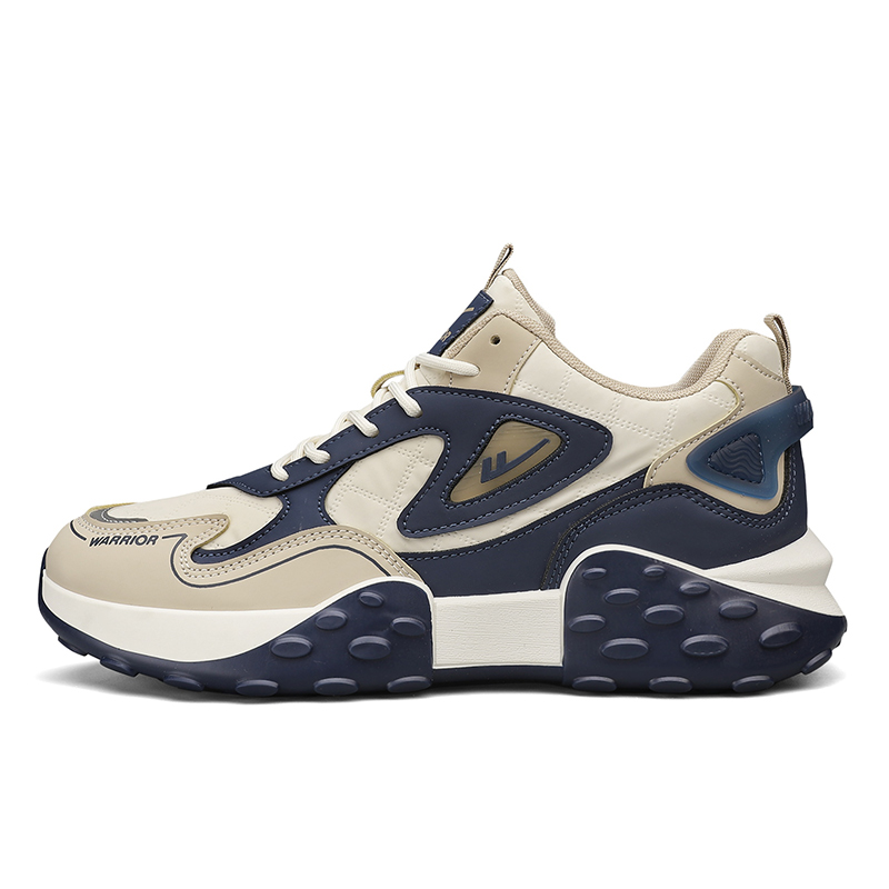 Buy Sepatu Warrior Dad Rendah 'Khaki Biru Tua' WXY-F536C01