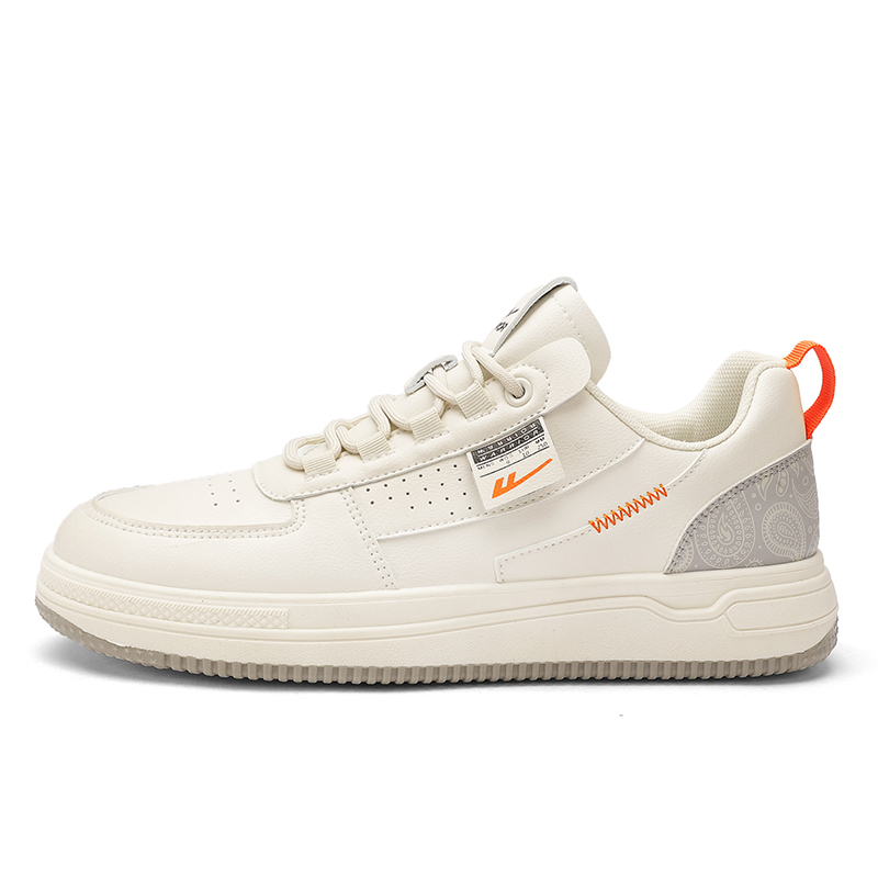 Warrior Fashion Casual Low Top Sneakers 'Retro Pieced Rice Grey'