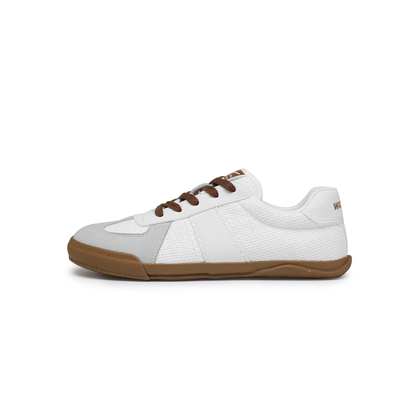 Warrior Fashion Trend Low-Top Sneakers 'White Grey' 'Patchwork Versatile'