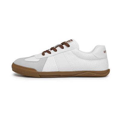 Warrior Fashion Trend Low-Top Sneakers 'White Grey' 'Patchwork Versatile'
