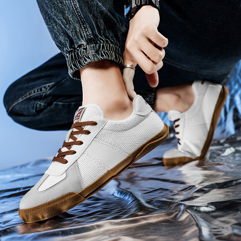 Warrior Fashion Trend Low-Top Sneakers 'White Grey' 'Patchwork Versatile' 圖 14