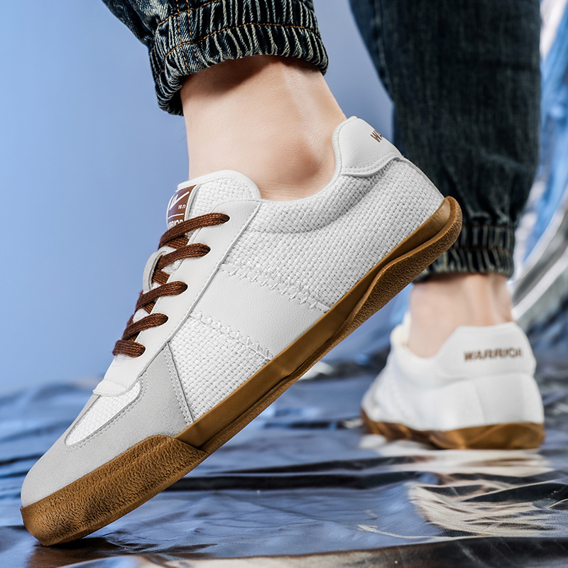 Warrior Fashion Trend Low-Top Sneakers 'White Grey' 'Patchwork Versatile' 圖 16