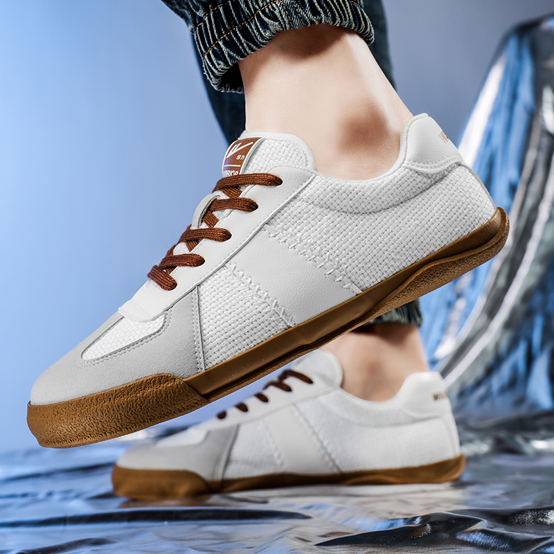 Warrior Fashion Trend Low-Top Sneakers 'White Grey' 'Patchwork Versatile' 圖 19