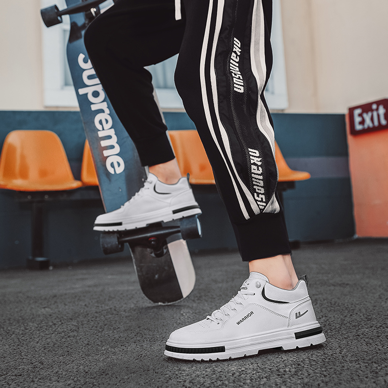 Shop Feiyue Warrior High-Top 'Putih Abu-abu' Sneakers WXP(WZ)-066501