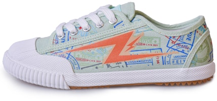 Warrior Feiyue x 'Green Retro Fashion Canvas' FXY-484TC02 Warrior Feiyue x 'Green Retro Fashion Canvas' FXY-484TC02
