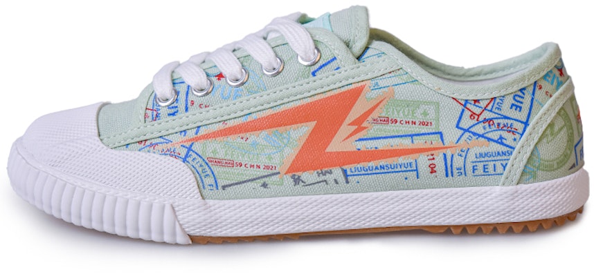 Warrior Feiyue x 'Kanvas Fesyen Retro Hijau' FXY-484TC02 Buy Warrior Feiyue x 'Kanvas Fesyen Retro Hijau' FXY-484TC02