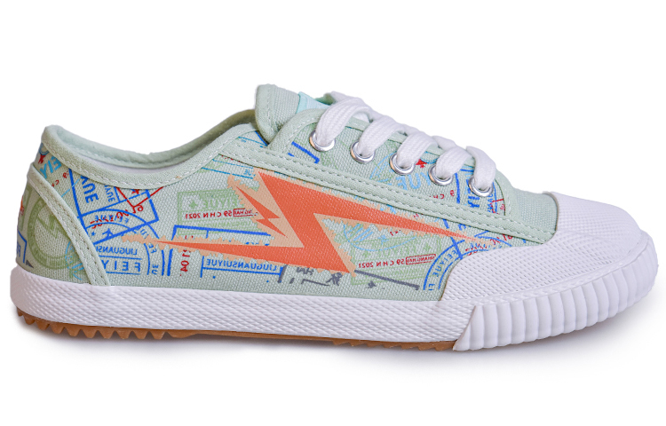Order Warrior Feiyue x 'Kanvas Fashion Retro Hijau' FXY-484TC02