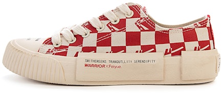 Warrior Feiyue x Canvas Low 'Checkerboard Red' FXY-031TC03 Warrior Feiyue x Canvas Low 'Checkerboard Red' FXY-031TC03