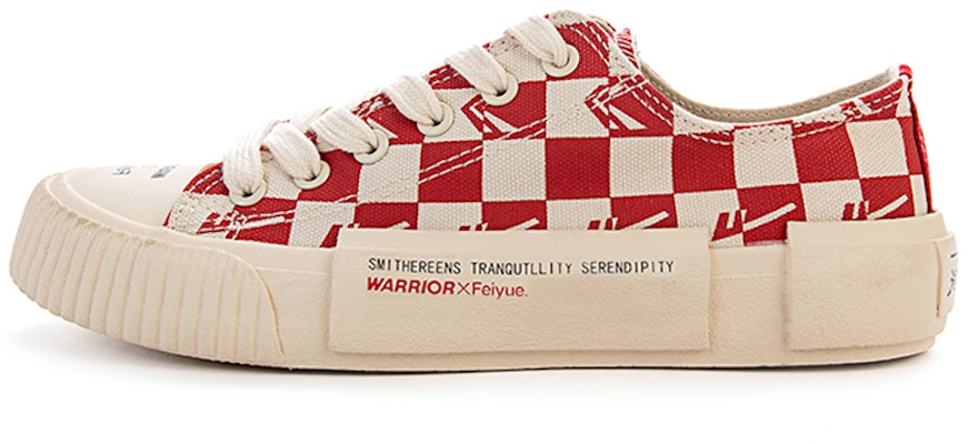 Warrior Feiyue x Canvas Low 'Catur Merah' FXY-031TC03 Buy Warrior Feiyue x Canvas Low 'Catur Merah' FXY-031TC03