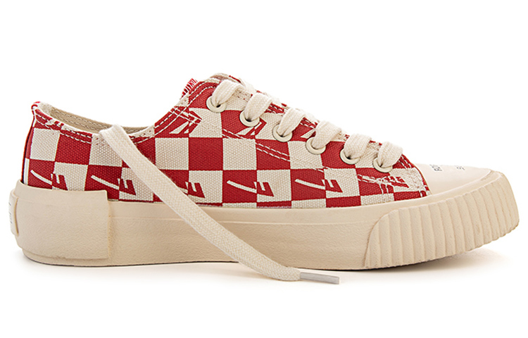 Warrior Feiyue Canvas Low 'Checkerboard Red' 圖 2