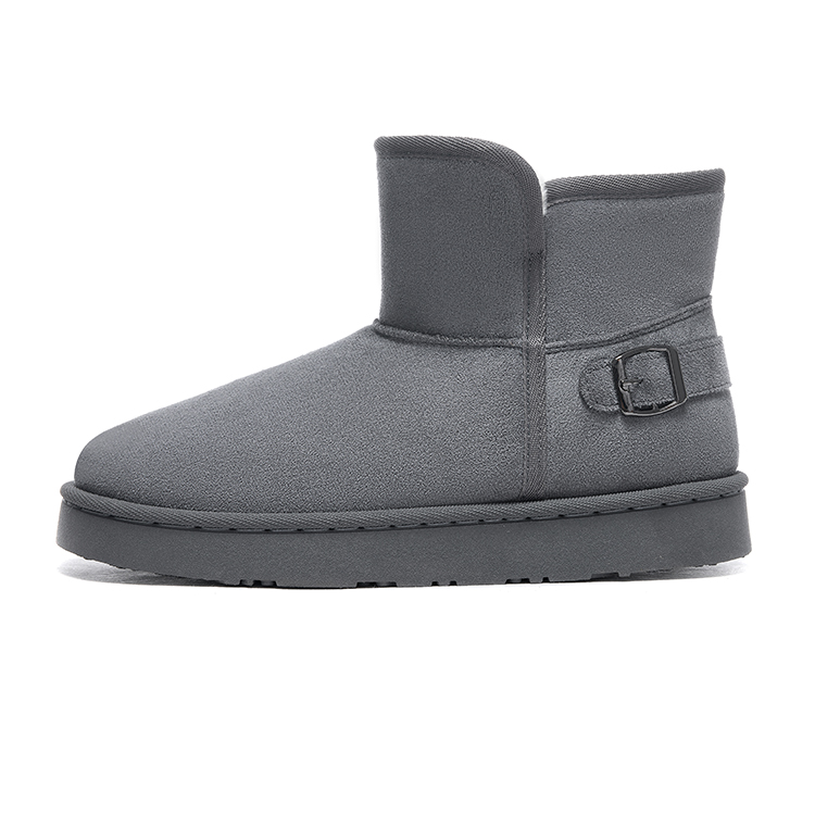 Warrior Grey Winter Waterproof Non-Slip Snow Boots with Thick Warm Lining WBN(JS)-1052GREY01