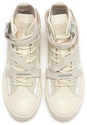 Warrior GuangBo 2 'Reflective High-Top Canvas - Beige Grey' WXY-A796G02 Shop Warrior GuangBo 2 'Reflective High-Top Canvas - Beige Grey' WXY-A796G02