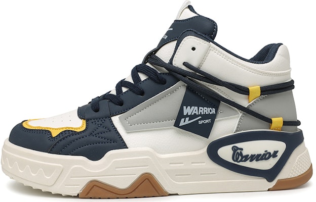Warrior High-Top 'Beige Deep Blue' - Kasut Tinggi Warrior 'Beige Deep Blue' WBN(JS)-129102 Buy Warrior High-Top 'Beige Deep Blue' - Kasut Tinggi Warrior 'Beige Deep Blue' WBN(JS)-129102