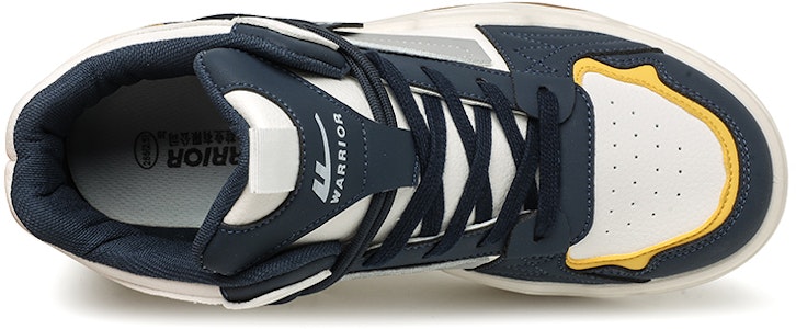 Warrior High-Top 'Beige Deep Blue' Sepatu Sneaker Tinggi WBN(JS)-129102 Shop Warrior High-Top 'Beige Deep Blue' Sepatu Sneaker Tinggi WBN(JS)-129102