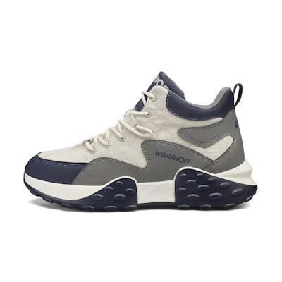 Warrior High-Top 'Beige Deep Blue Grey'