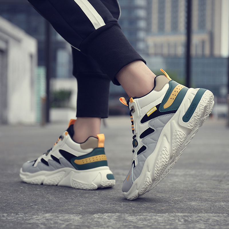 Warrior High-Top 'Black Beige Grey' 圖 13