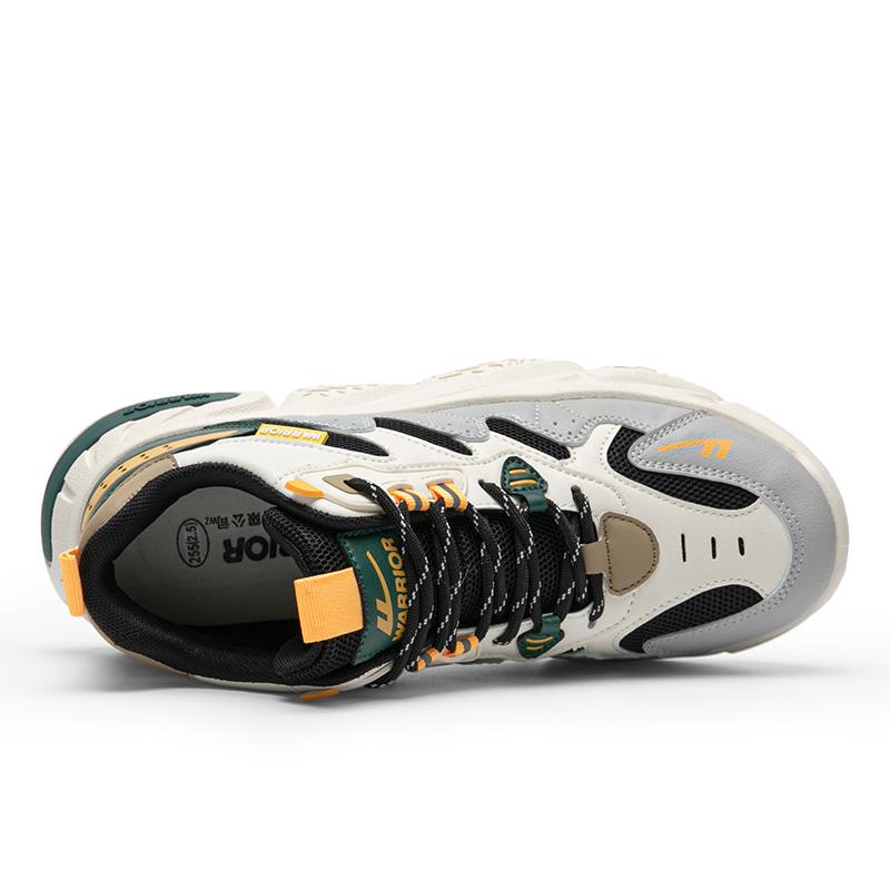 Warrior High-Top 'Black Beige Grey' 圖 4