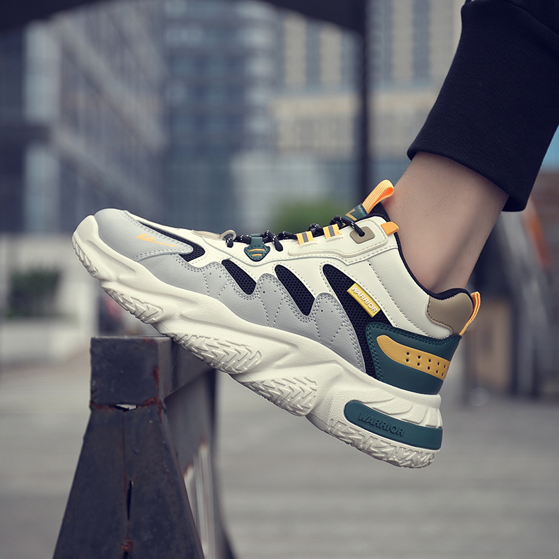 Warrior High-Top 'Black Beige Grey' 圖 9