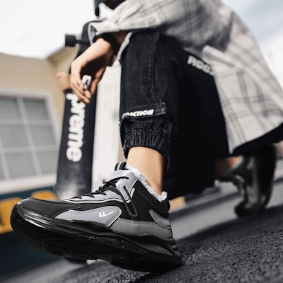 Warrior High-Top 'Black Grey' WXY(S)-1595N07 8