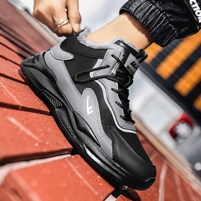 Warrior High-Top 'Black Grey' WXY(S)-1595N07 9